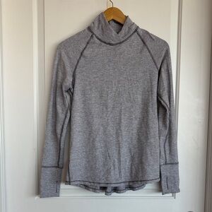 lululemon athletica Gray Turtleneck running/ athletic Sweater